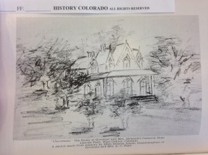 From Cannon, Helen, First ladies of Colorado--Ellen Kellogg Hunt, Denver (Colo.): State Historical Society of Colorado, 1962. Courtesy History Colorado  Call Number: SER Colorado Magazine Vol. 39, no. 2 (pp. 125-132) 