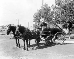 Sprinkler Wagon courtesy DPL, Western History Collection, X-23722