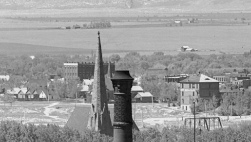 Barnard Block Zoom from 1900 Denver Panoramic. Courtesy History Colorado Collection CHS.J2617