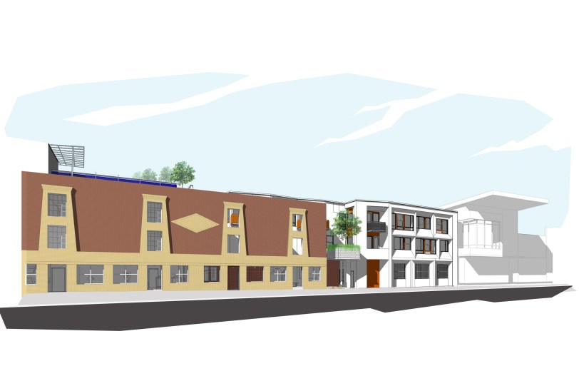 Preliminary Rendering of 1029 Santa Fe Project